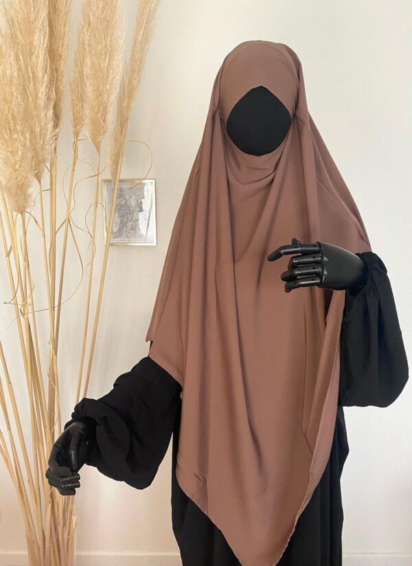 khimar-marron